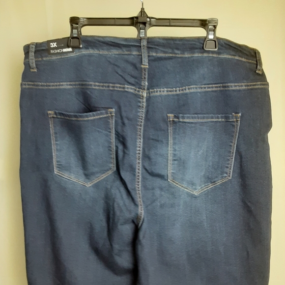NWT Jeans High Rise Skinny Dark Wash 3X - Picture 4 of 13